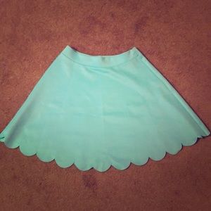 Light green skirt . Size small. Never worn. NWOT